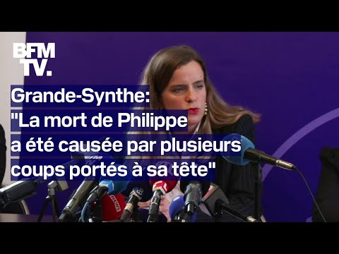 Mort de Philippe à Grande-Synthe: la conférence de presse de la procureure de Dunkerque