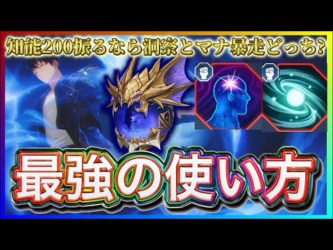 【俺アラ#497】知能200必須なら洞察とマナ暴走どっちがいい？新武器「オーブオブアロン」最強の使い方！
