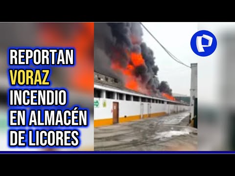 Incendio en El Agustino: reportan siniestro de grandes proporciones en fábrica (1/3)