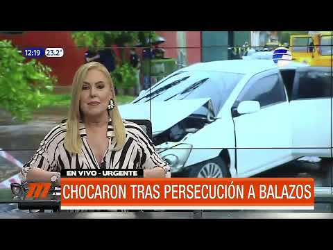 #URGENTE - Asalto y persecución a balazos en Asunción