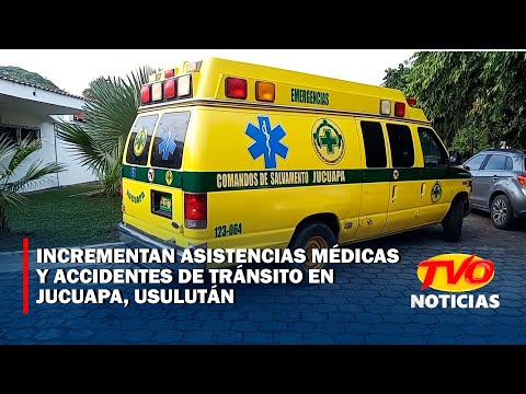 Incrementan asistencias médicas y accidentes de tránsito en Jucuapa, Usulután.