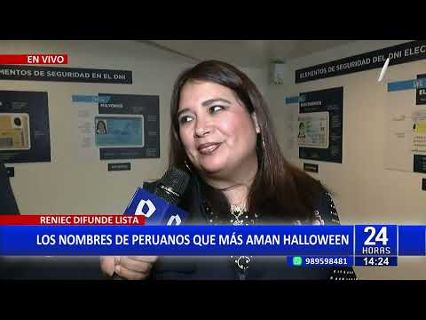 Por Halloween: Reniec revela qué nombres de terror tendrían algunos peruanos