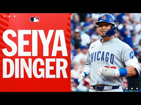 Seiya Suzuki swats a go-ahead homer into the bullpen! | 鈴木誠也ハイライト