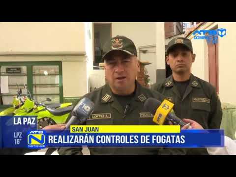 1200 efectivos policiales realizar controles para evitar el encendido de fogatas por San Juan