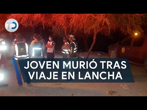 Joven murió tras viaje en lancha; no sabía nadar