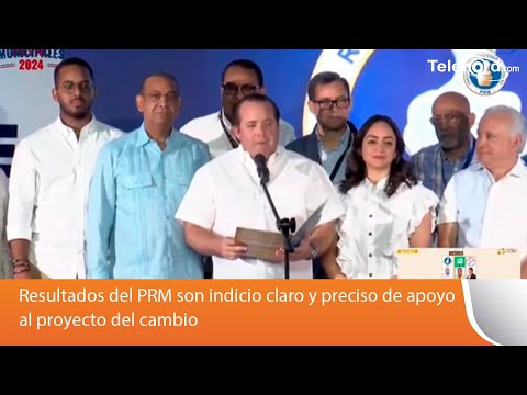 Jose Ignacio Paliza: “Resultados del PRM son indicio claro y preciso de apoyo al proyecto del cambio