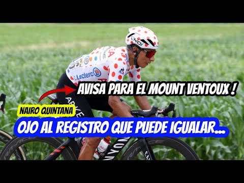 CICLISMO ? NAIRO QUINTANA Avisa para el MOUNT VENTOUX!