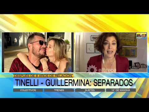 Los motivos de la separación de Marcelo Tinelli y Guillermina Valdés
