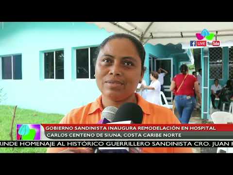 Gobierno Sandinista inaugura remodelación en Hospital Carlos Centeno de Siuna