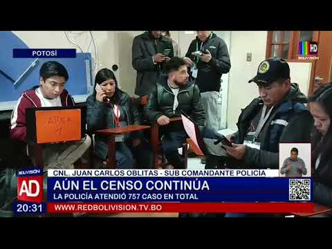 Potosí: aún el censo continúa