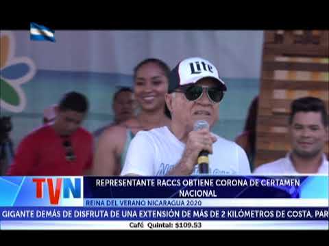 Representante RACCS obtiene corona de certamen nacional reina verano Nicaragua 2020