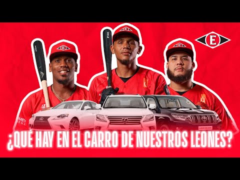 ¿QUÉ HAY EN EL CARRO DE NUESTROS LEONES? ft. Erik González, Víctor Santos & Elier Hernández