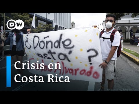 Jornada de fuertes protestas en Costa Rica