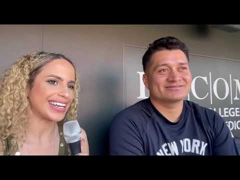 Víctor González, impresionado con el trato que le dan en Yankees de Nueva York