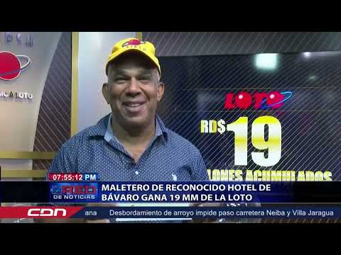 Maletero de reconocido hotel de Bavaro gana 19 mm de la Lotto
