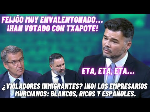 RUFIÁN HUNDE a FEIJÓO y DESMONTA los BULO RAC*STAS: ¡Han votado a TXAPOTE...! ¿Roban el TRABAJO?