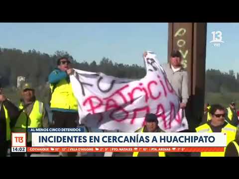 Incidentes en cercanías a la siderúrgica Huachipato