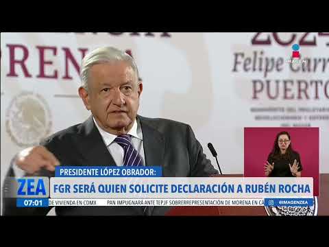 Rubén Rocha Moya deberá declarar sobre El Mayo si la FGR lo pide: López Obrador | Francisco Zea