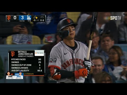 [MLB] 샌프란시스코 vs LA 다저스 이정후 주요장면 (04.02)