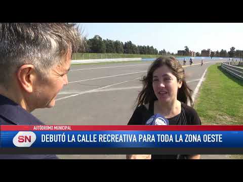 Debutó la Calle Recreativa en el Autódromo Municipal.