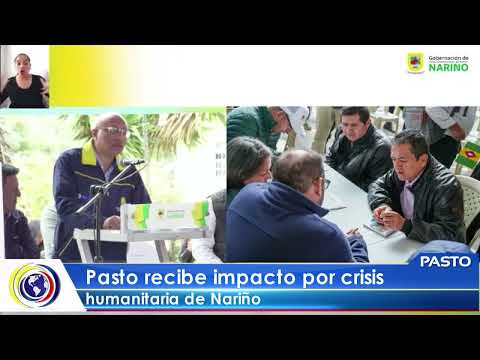 Claudia Ortega Nota Pasto recibe impacto por crisis humanitaria de Nariño