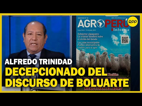 Alfredo Trinidad comenta la actualidad del sector de agronomía