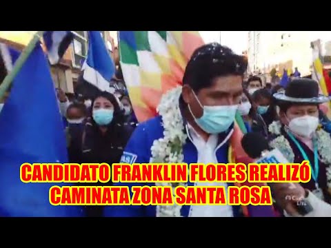 FRANKLIN FLORES REALIZÓ CAMINATA DONDE RECORRIÓ LA ZONA DE SANTA ROSA AVENIDA CÍVICA...