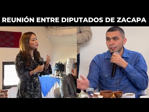 EVELYN MORATAYA SE REUNE CON DIPUTADOS Y ALCALDES DE ZACAPA, GUATEMALA