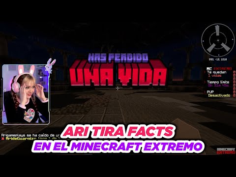 ARI Y JUAN SE ENOJAN CON EL RUBIUS PIERDE SU SEGUNDA VIDA EN EL MINECRAFT EXTREMO