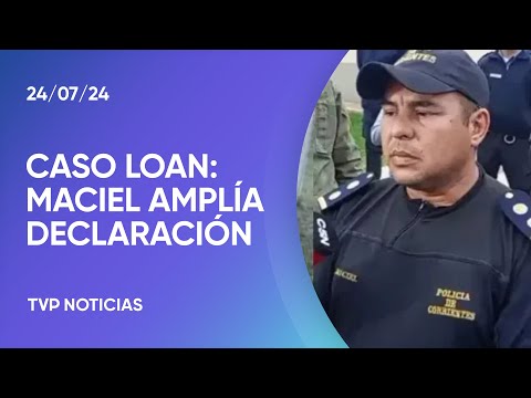 Caso Loan: el excomisario Maciel ampliará su declaración