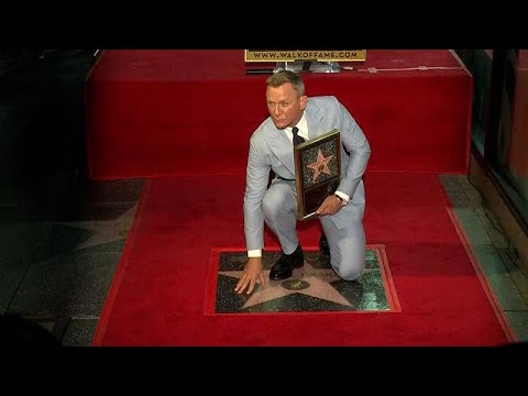 Daniel Craig unveils his star on the Hollywood Walk of Fame