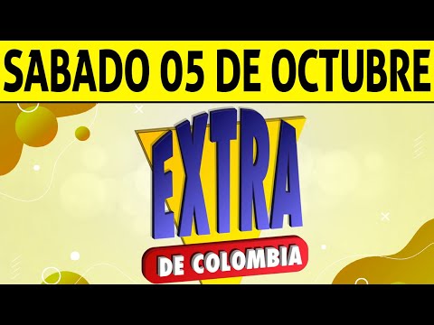 Resultados Lotería EXTRA DE COLOMBIA Sábado 5 de Octubre de 2024  PREMIO MAYOR