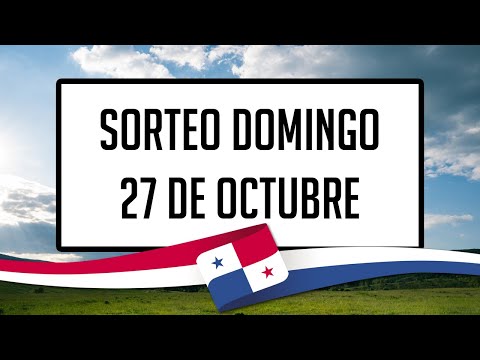 Resultados Lotería de Panamá Domingo 27 de Octubre de 2024 - Lotería nacional de Panamá de hoy