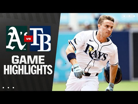 As vs. Rays Game Highlights (7/2/25) | MLB Highlights