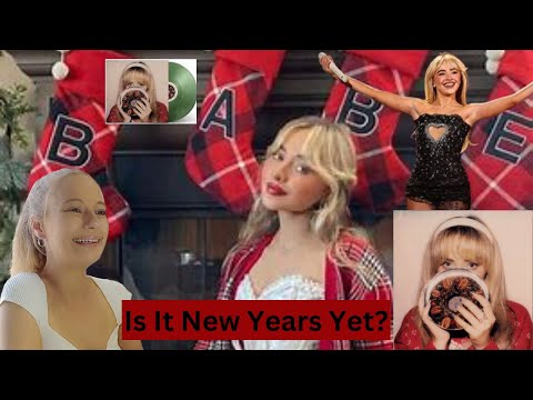 first reaction IS IT NEW YEARS YET? Sabrina Carpenter FRUITCAKE