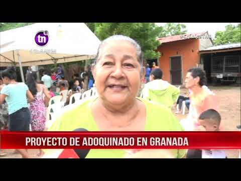 Alcaldía de Granada ejecuta proyecto de adoquinado en el reparto Adelita 2 - Nicaragua