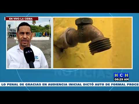 Autoridades de La Ceiba reportan situación crítica por los bajos niveles de agua en los ríos