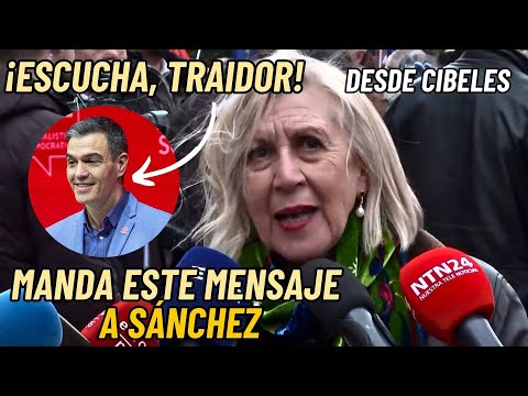 Rosa Díez advierte a Sánchez desde Cibeles: “Esta Ley de Amnistía nunca se aplicará”