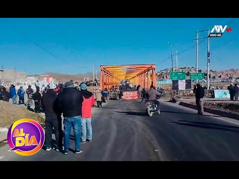 Puno: Bloquean puente internacional por protestas contra el Gobierno