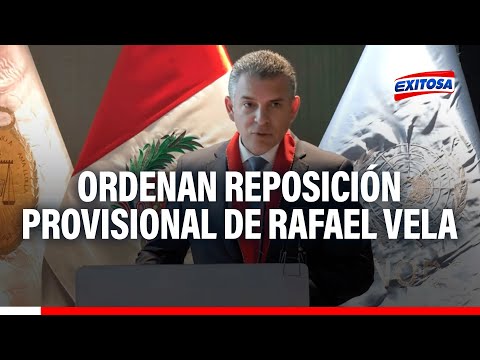 Rafael Vela: PJ ordena su reposición provisional como coordinador del Equipo Especial Lava Jato