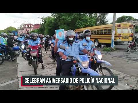Granada y Chinandega rinden homenaje a la Policía Nacional - Nicaragua