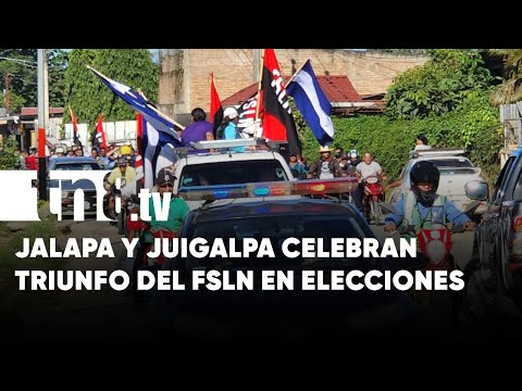 Juigalpa, Chontales celebró el triunfo electoral del FSLN - Nicaragua