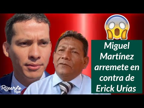 Erick Urías envuelve a Miguel Martínez en escándalo de Elección de Gobernadores en Escuintla