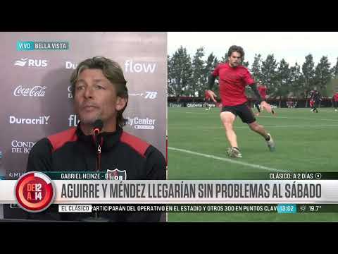 Palpitamos el partido más importante de la ciudad: Heinze habló en conferencia de prensa