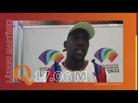 Lázaro Martínez esperanza de Cuba de medalla en el Campeonato del Mundo de Atletismo, Oregón 2022