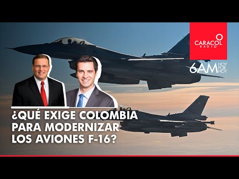 ¿Qué exige Colombia para la oferta de modernización de aviones de combate F-16? | Caracol Radio