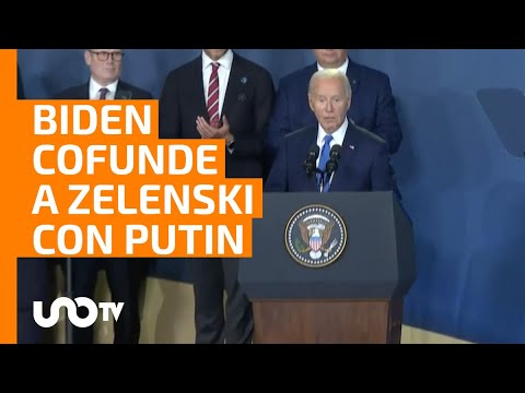 Biden confunde a Zelenski con Putin