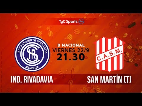 Primera B Nacional: Independiente Rivadavia vs. San Martín (T) | #BNacionalenTyC