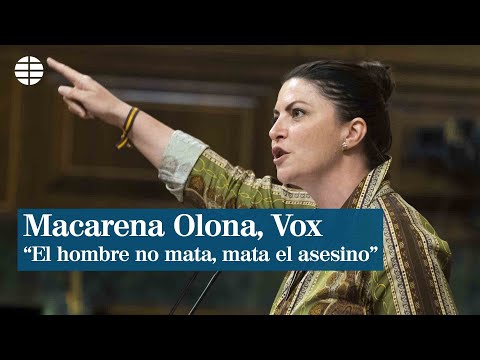 Macarena Olona, Vox: El hombre no mata, mata el asesino