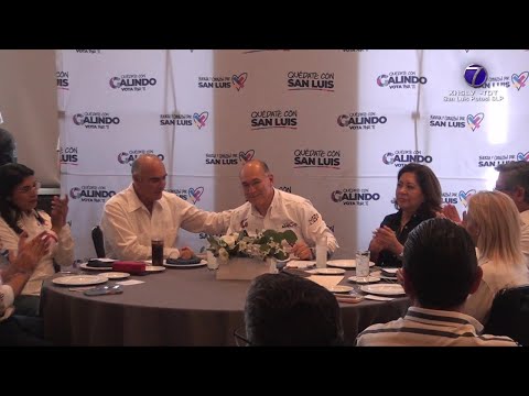 Encuentro con sector empresarial sostuvo Enrique Galindo Ceballos